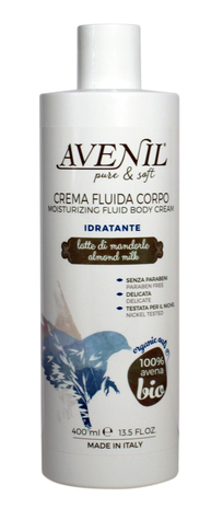 Avenil pure & soft Crema Fluida Corpo Idratante latte di mandorle 400 ml